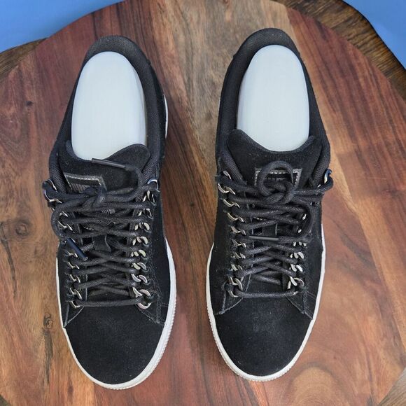 PUMA Suede Classic X Chain Trainers Black /White Sole Women’s 8.5 (EU39) - DESC - Picture 9 of 10